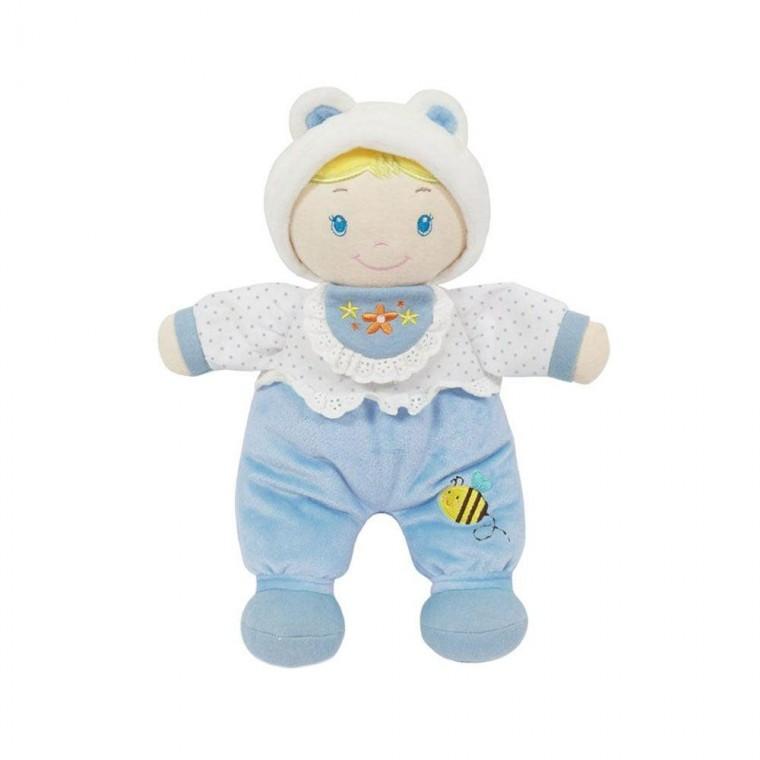 건드 촉감놀이 바스락 아기인형 33cm 블루 애착장난감