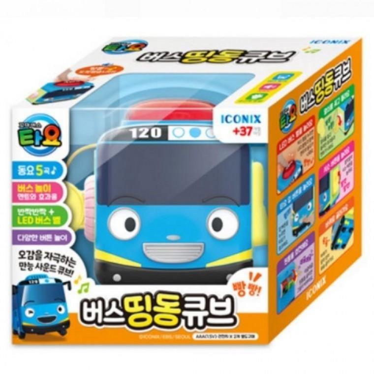EAS 아이코닉스 감각발달완구 타요 버스 띵동큐브 장난감 유아 멜로디완구