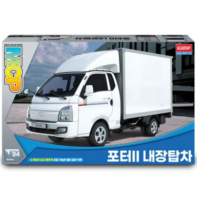 1대24 스케일 내장탑차 프라모델 자동차 조립 키트 수집용 차량 장난감