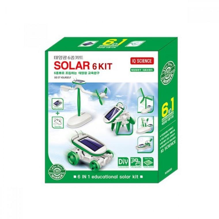 IQ사이언스 태양광 과학 교육 조립 완구 교구 6in1 SOLAR 6Kit 태양열 장난감 학습완구