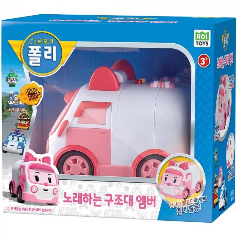 구조대 엠버 장난감 선물 로보카폴리 엠버 노래하는
