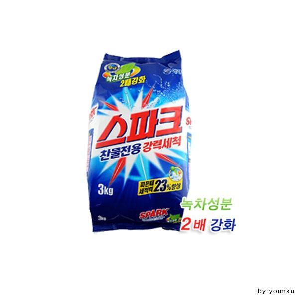 스파크 3KG리필/세탁세제/가루세제/일반