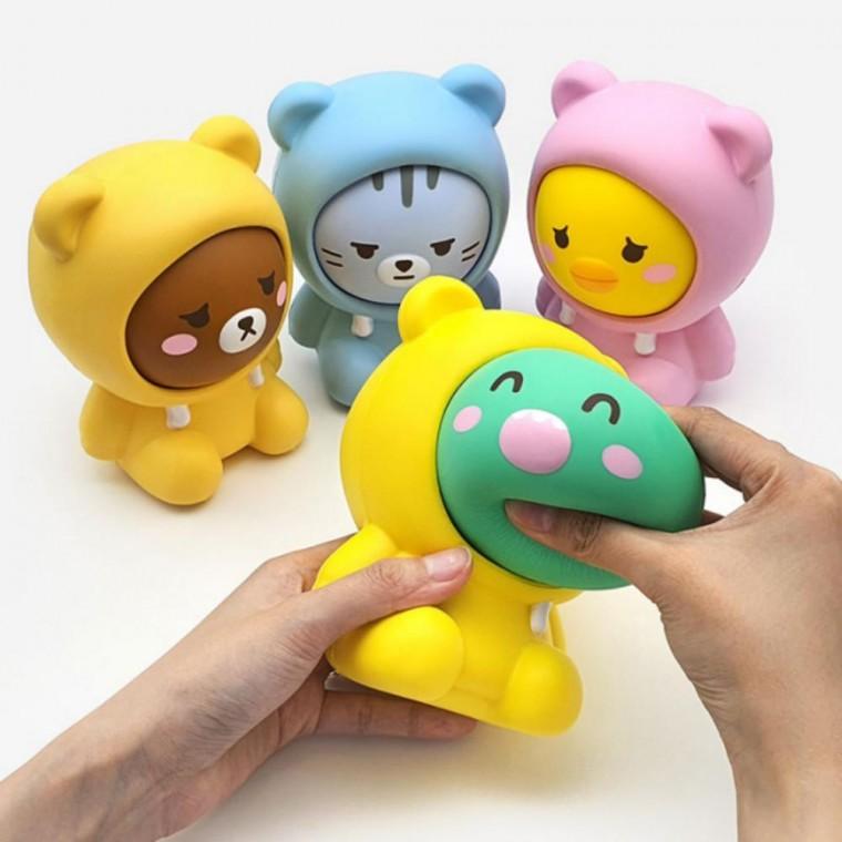 어린이 귀여운 반전 스퀴시 피규어 말랑이 몰랑이 장난감