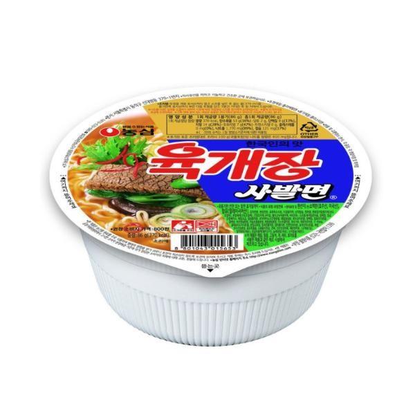 농심 육개장사발면 소 24개 BOX