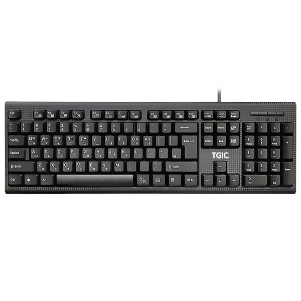[TGIC COMPUTER] 유선키보드 TGC-K1500V [블랙/USB]