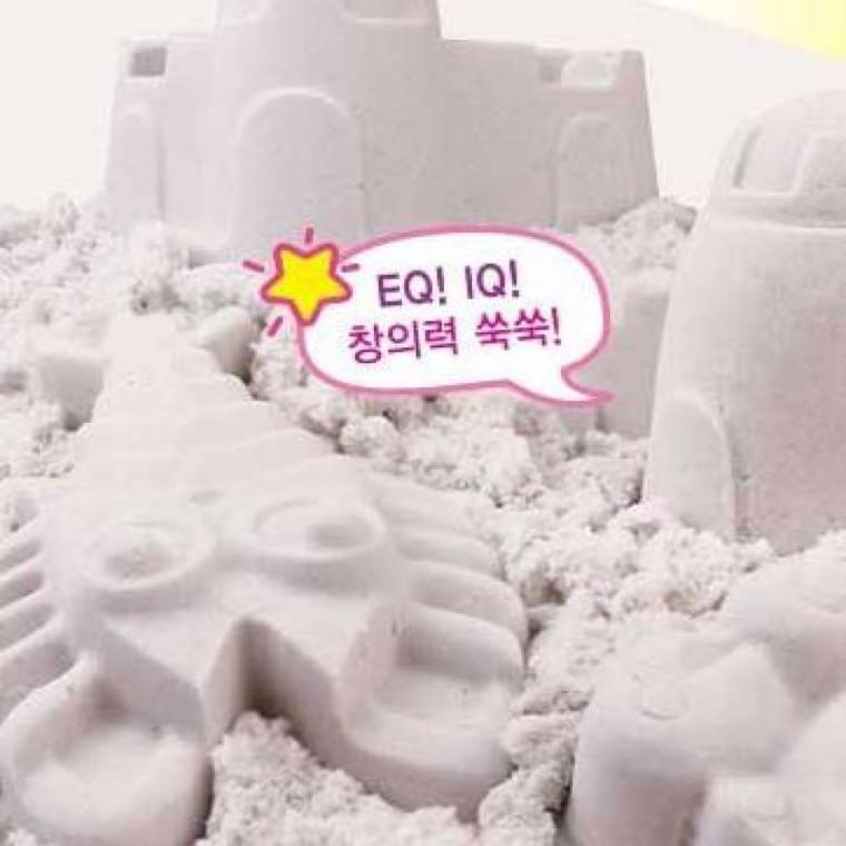 매직샌드 700g 화이트 어린이선물 키즈 장난감 모래놀이 완구