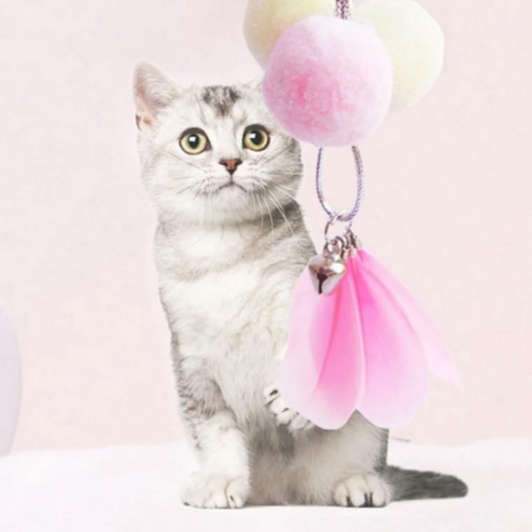 고양이 장난감 낚시대 깃털 사냥놀이 PET 사냥 놀이