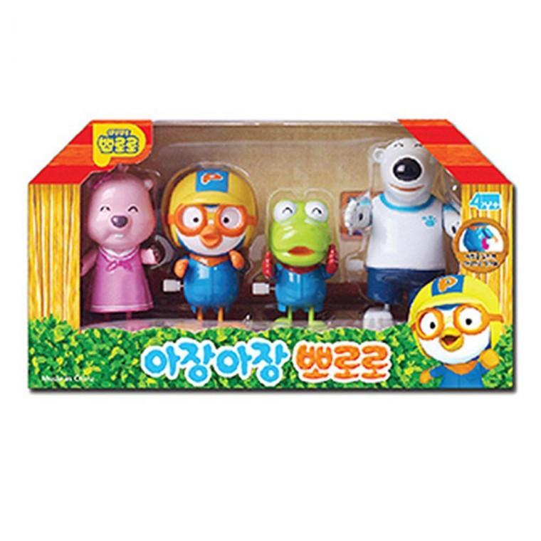 뽀로로 움직이는 태엽 장난감 4종세트 랜덤 1P 유아