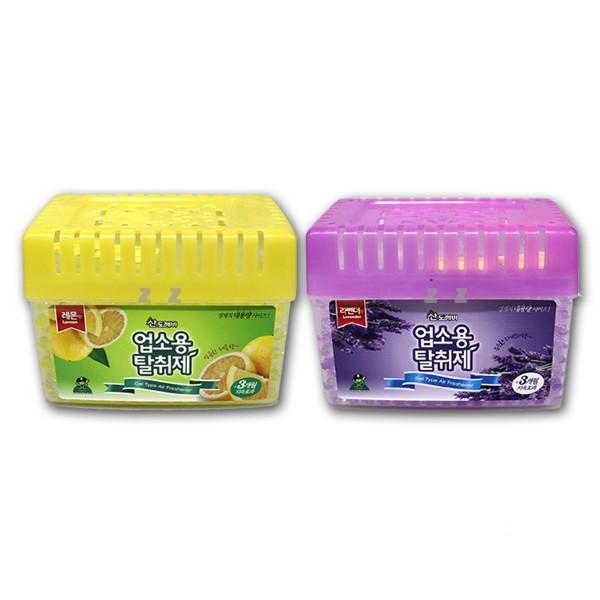산도깨비 업소용 탈취제-H/방향제/냄새제거제/공기정화/아로마/라벤더향/레몬향/화장실/젤형/대용량