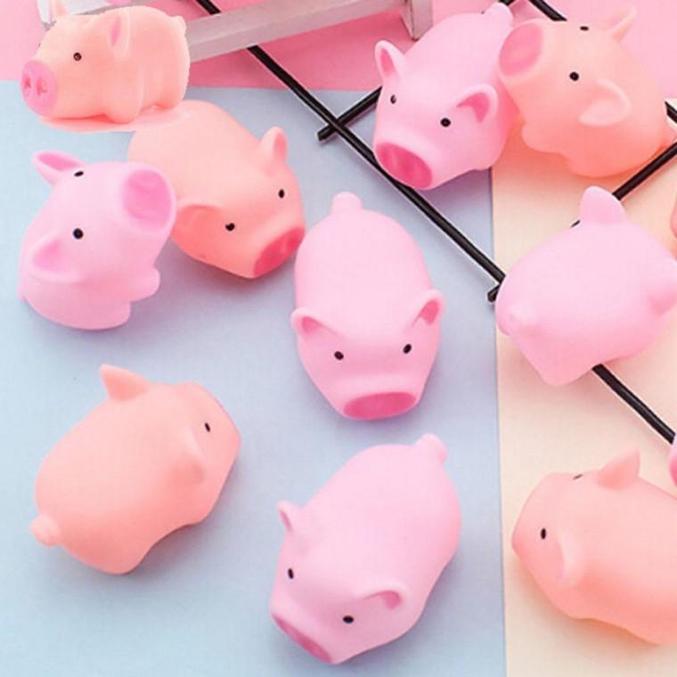 돼지 터그놀이 고무 10P 삑삑이 놀이 장난감 강아지