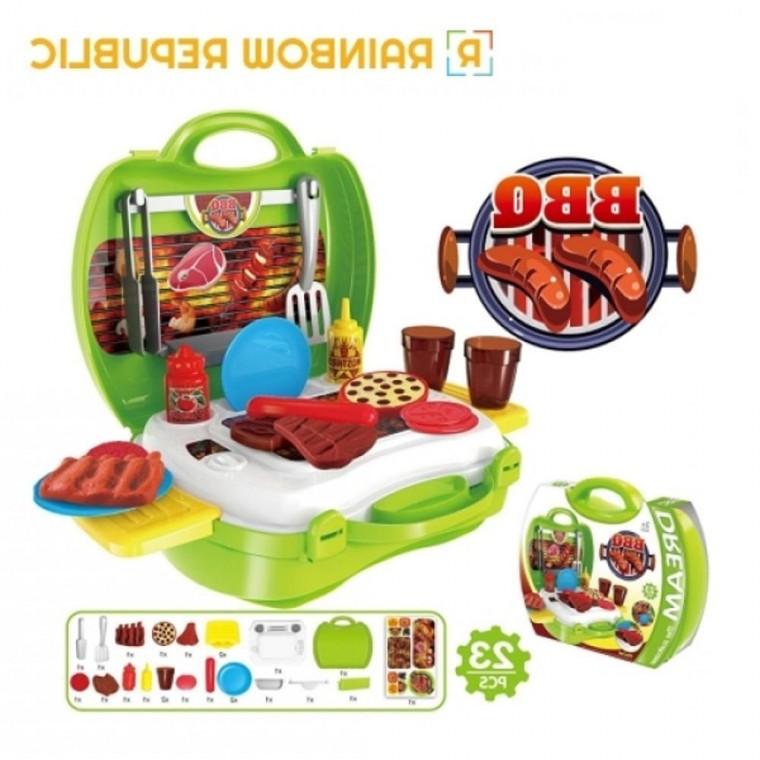 바베큐놀이 드림 가방세트 23pcs 어린이장난감 소꿉놀이 바베큐놀이