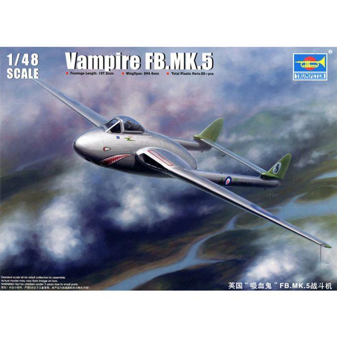 F.MK.5 Vampire 1 전투기프라모델 48 전투기모형 항공기장난감