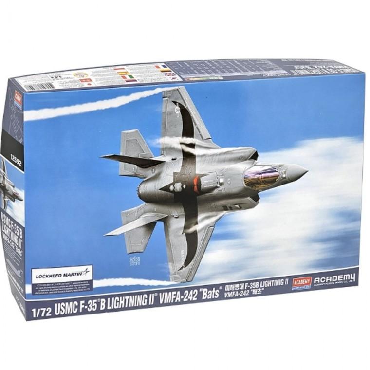 아카데미과학 미해병대 F-35B II VMFA-242 배츠 밀리터리 조립 장난감