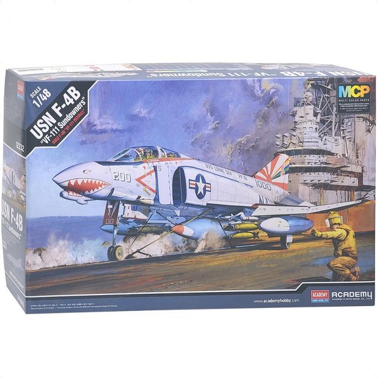 아카데미과학 F-4B VF-111 썬다우너스 프라모델 전투기 밀리터리 조립 장난감 선물