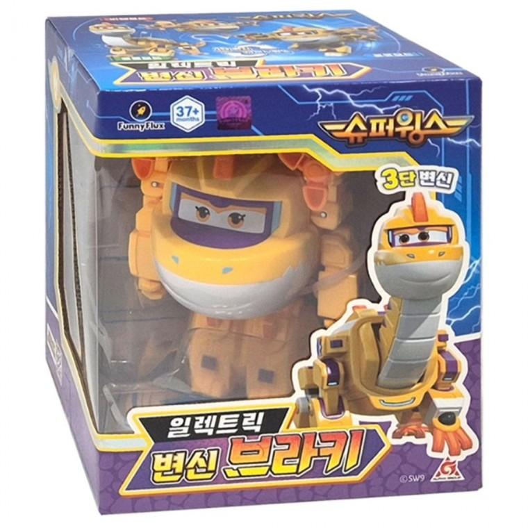 슈퍼윙스 일렉트릭 브라키 변신 로봇 로보트 장난감 어린이 선물