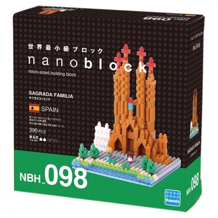 카와다 나노블럭 스페인 사그라다 파밀리아 NBM-098 1세트 퍼즐 장난감 조립 선물 만들기