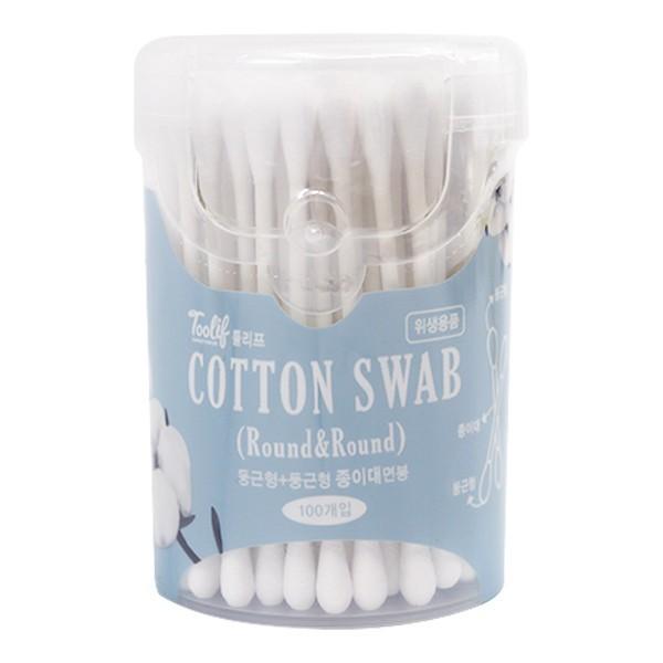 COTTON SWAB 면봉 Round&Round 100개입
