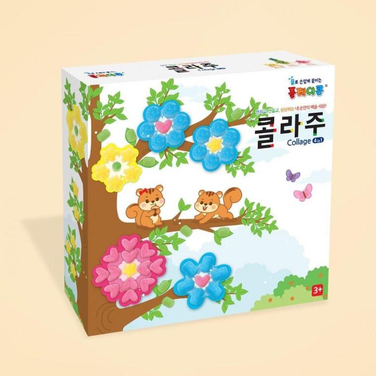 미술 놀이 미니 플레이콘 장난감 콜라주 만들기 키트