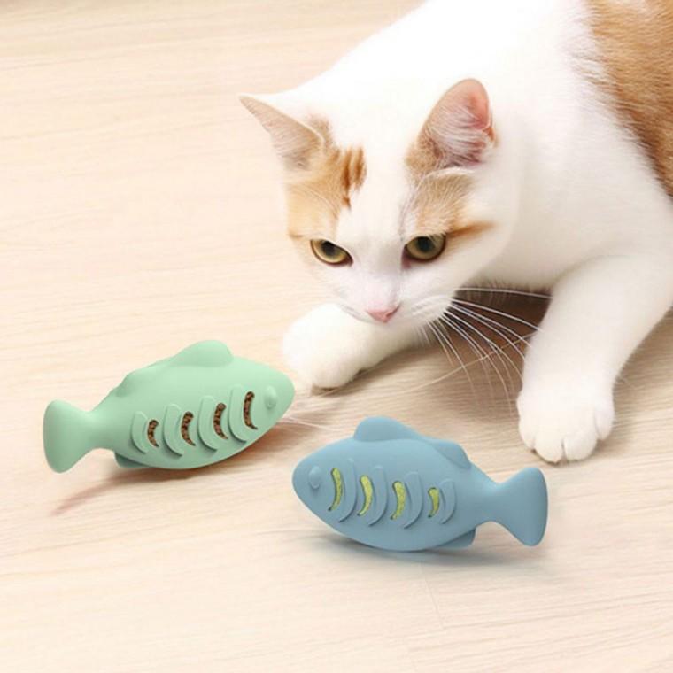 고양이 츄잉 데일리 캣닢넣는 장난감 1P 사냥놀이 이갈이