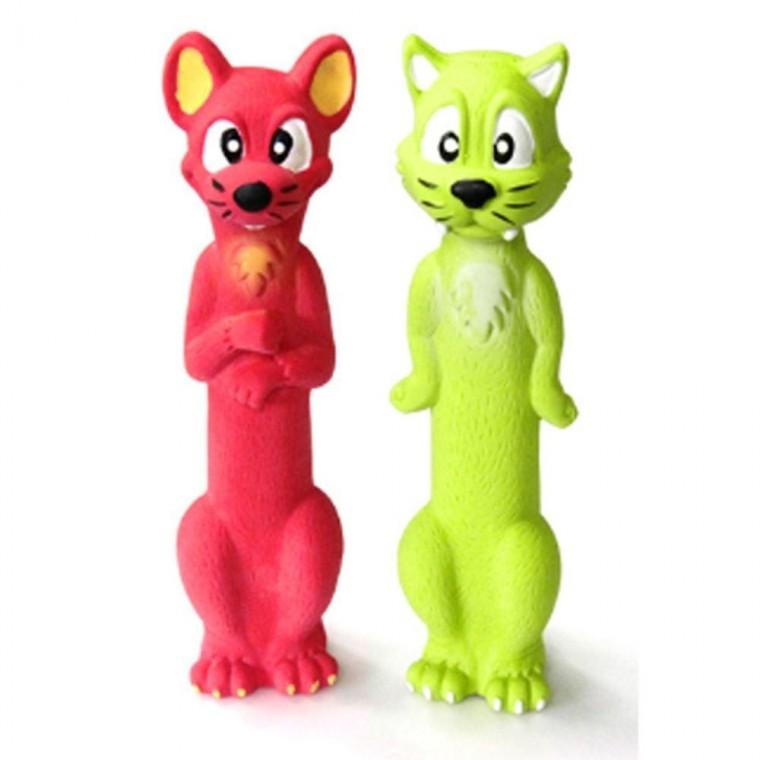 강아지 라텍스 베이직 삑삑이 종류랜덤 1P 애착 장난감 놀이