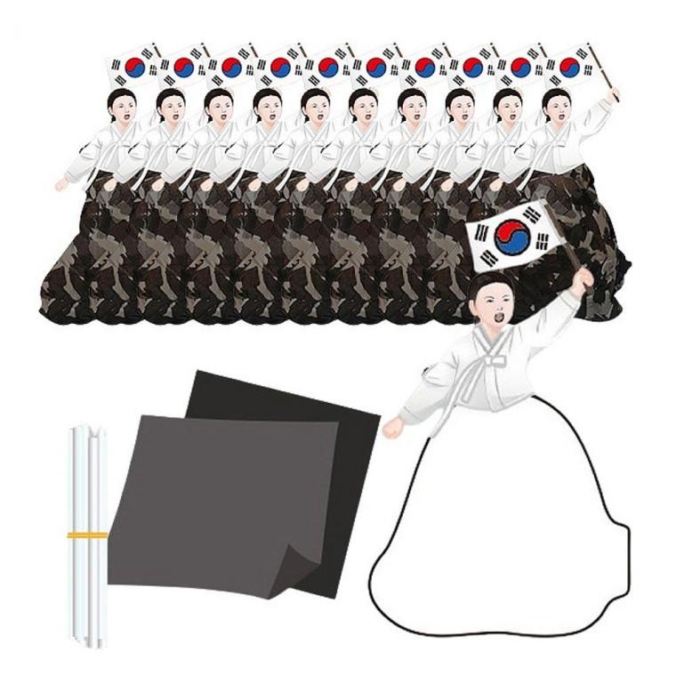 컬러링 빨대 방수 풍선 유관순 만들기 10개 1P DIY 장난감