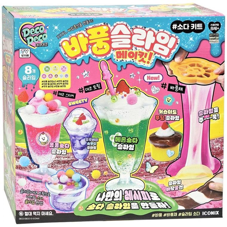 데코데코 바풍 슬라임 소다 키트 어린이 미술 놀이 만들기 장난감 선물