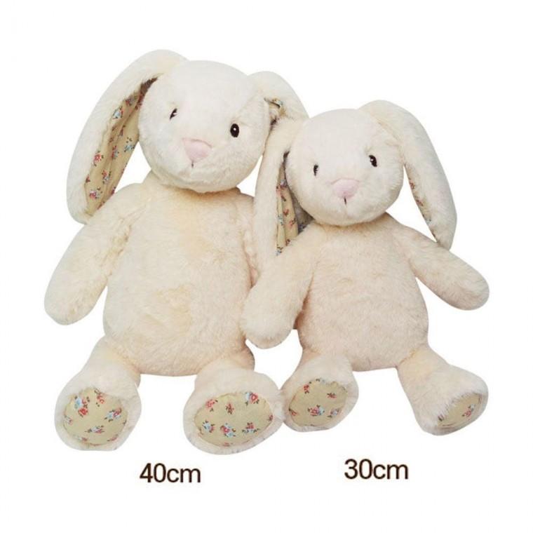 봉제 애착인형 포근한 아이보리 토끼 40cm 아기장난감