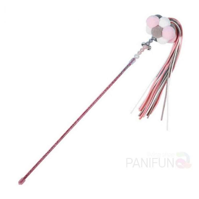 고양이 낚싯대 핑크 고양이막대 고양이스틱 고양이놀이기구 고양이랑놀아주기 고양이사냥놀이 냥이장난감