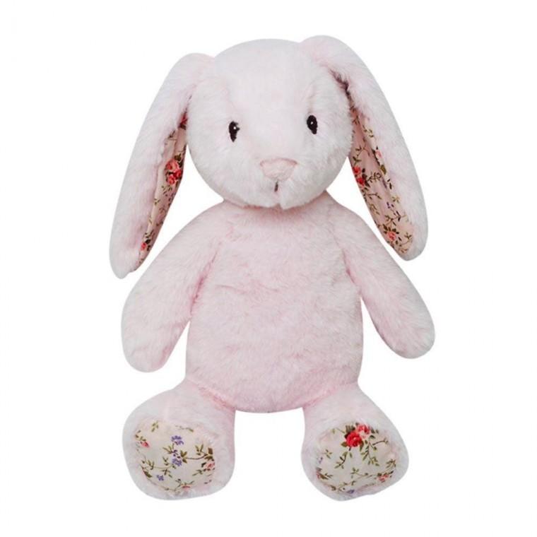 봉제 애착인형 보들보들 핑크 토끼 30cm 아기 장난감