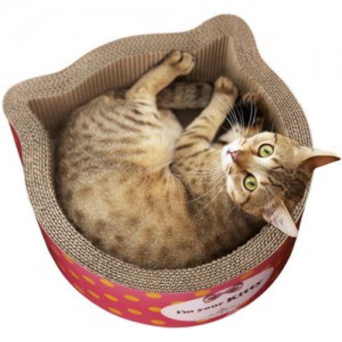 고양이 장난감 스크래쳐 스트레스 해소 핑크도트