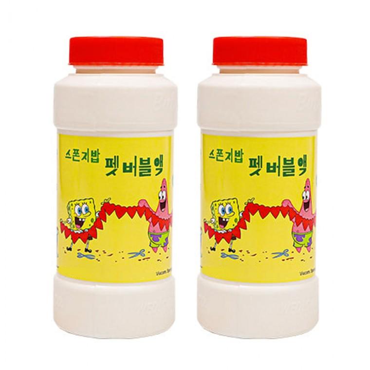 월성 비눗방울 펫전용 비누방울 (180ml x 2개) 강아지장난감 반려견 놀이 완구