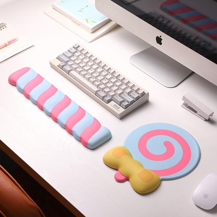 [스포트라이트] 롤리팝 Lollipop 손목보호 캐릭터 손목받침대 스카이베리 2in1 세트