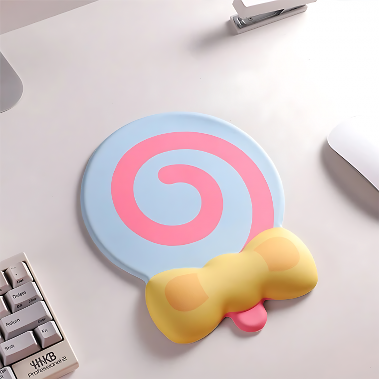 [스포트라이트] 롤리팝 Lollipop 손목보호 캐릭터 손목받침대 스카이베리 마우스패드