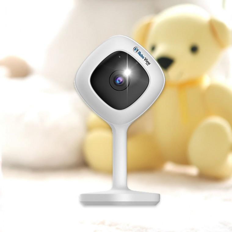 글로벌아이넷 로보뷰A2 홈 CCTV 홈캠 미니 아기 분리수면 소리감지 IP카메라
