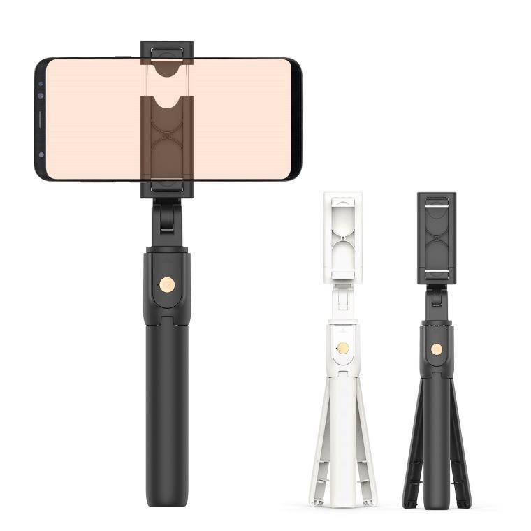 셀카봉 리모콘제공 블루투스 삼각대 셀피스틱 PLEOMAX BTSF-100 블랙