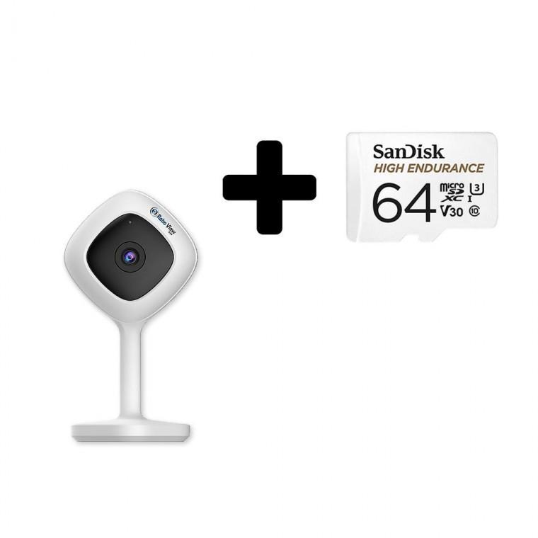 글로벌아이넷 로보뷰A2+64GB 홈 CCTV 홈캠 미니 아기 분리수면 소리감지 IP카메라
