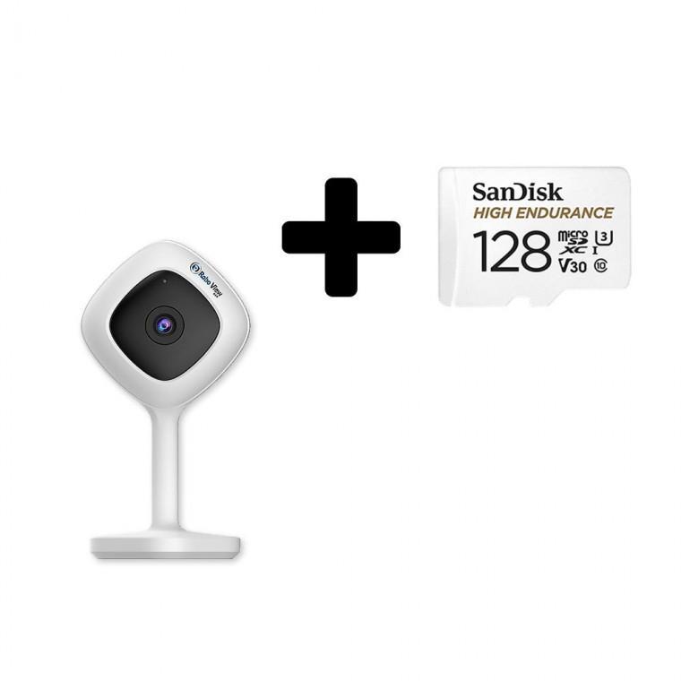 글로벌아이넷 로보뷰A2+128GB 홈 CCTV 홈캠 미니 아기 분리수면 소리감지 IP카메라