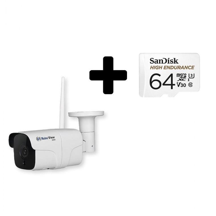 글로벌아이넷 로보뷰G+64GB 홈 CCTV 홈캠 3.6mm 실내외 유무선 IP카메라