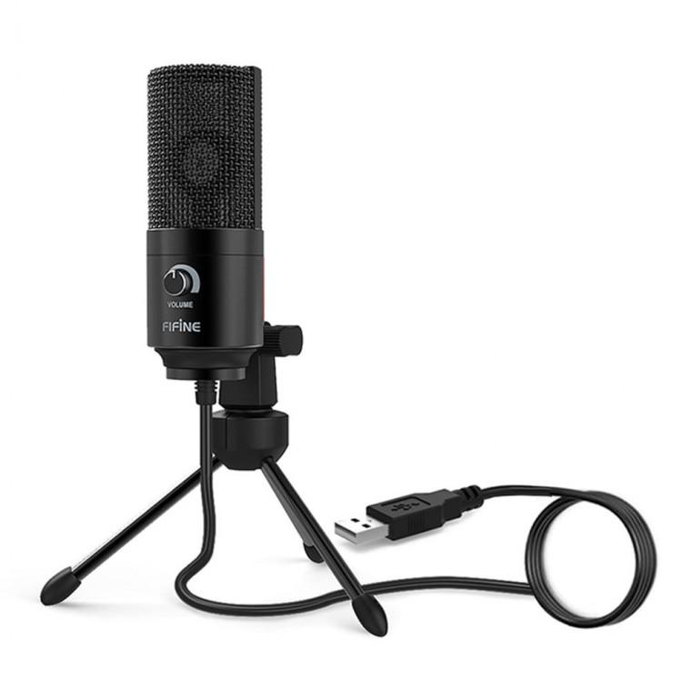 FIFINE new K669 PC USB 콘덴서 마이크 K669B 화상회의 온라인수업 게임 유튜브 촬영