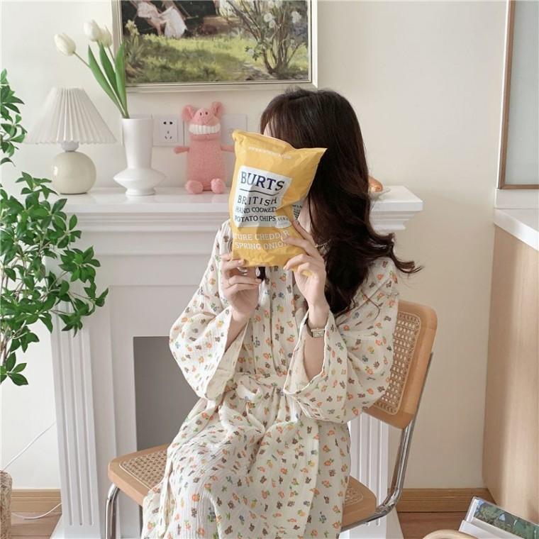 곰돌이 로브 샤워가운