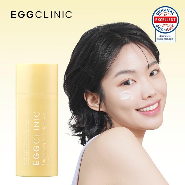 (에그클리닉) 스킨 리페어 새쥬란 수딩 크림(100ml)/수분공급/광채/진정/탄력강화/장벽 개선/민감피부