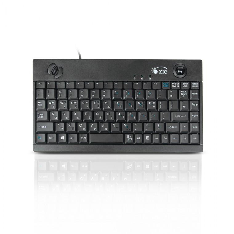 PANWEST TMK300mini 유선트랙볼휠스크롤 키스킨 포함 생활 방수 (블랙)