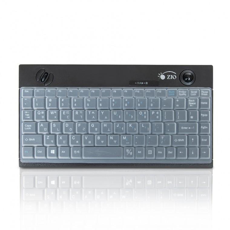 PANWEST RMK380mini 무선트랙볼휠스크롤(키스킨포함 전원 온오프버튼 방수) 블랙