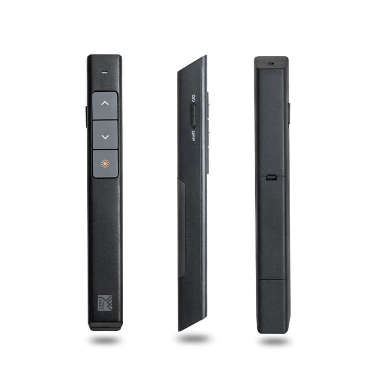 PANWEST PAN1000 무선 프리젠터 (레드 레이저) 블랙