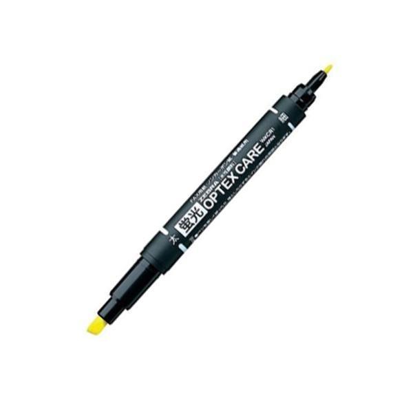 제브라 옵텍스케어형광펜 0.8mm 4.0mm 노랑 WKCR1-Y