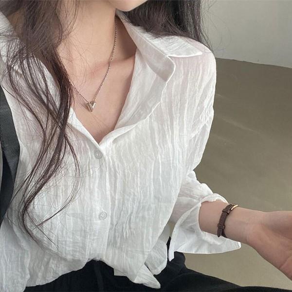 에어컨 남방 썸머 포켓 롤업 셔츠