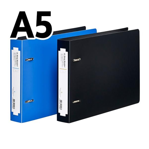 문화 PP 2공D링바인더 80mm 3cm A5 흑색 B440-61