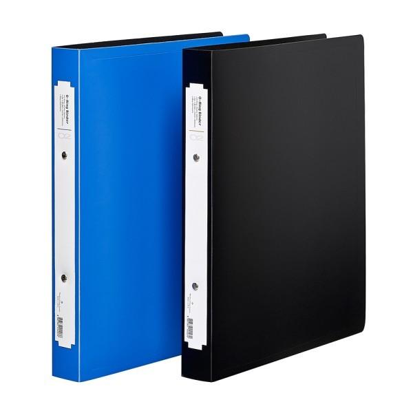 문화 PP 2공O링바인더 80mm 3cm A4 청색 B440-72
