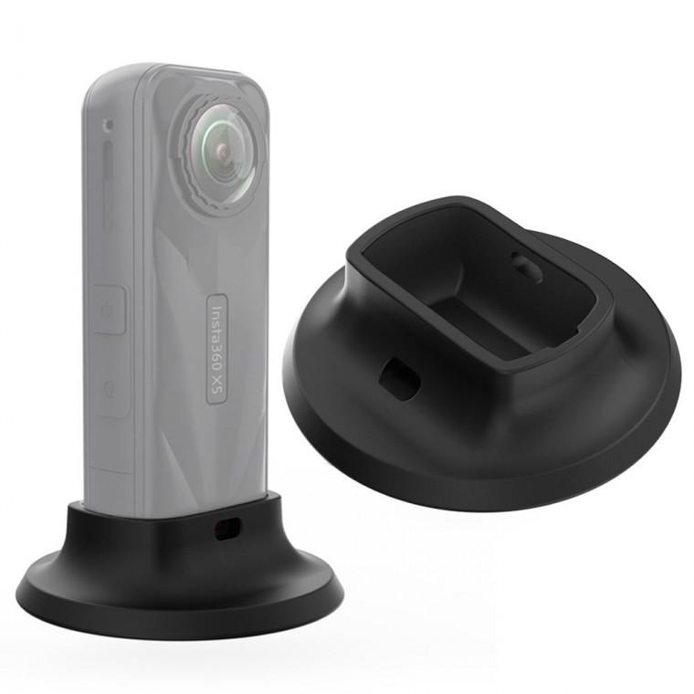 인스타360 X5 전용 실리콘 스탠딩 베이스 거치대 삼각대 대용 테이블 데스크 스탠드