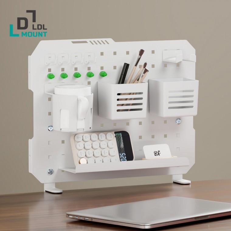 엘디엘 마운트 Monarc 오거나이저 APL-PB410W 무타공 페그보드 책상타공판 보드판